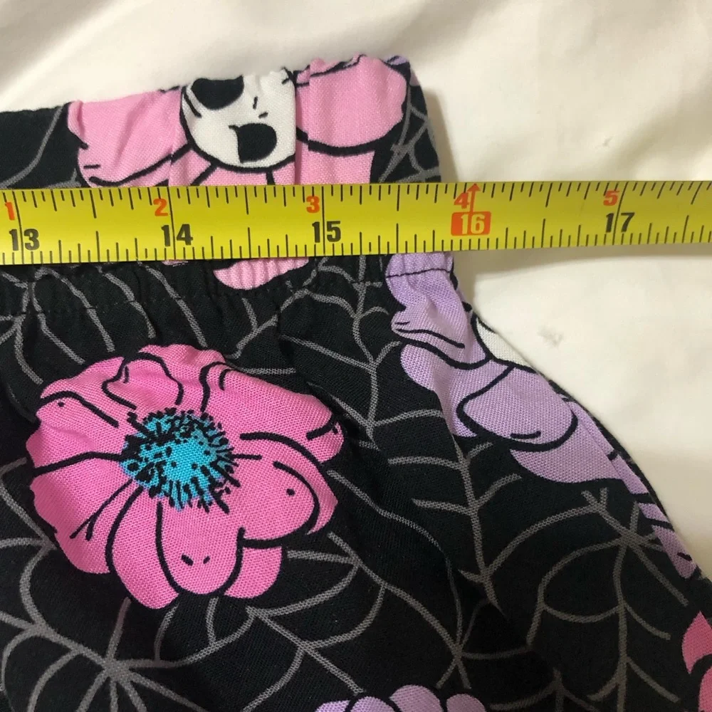 👻 Disney Pink & Black 'True Love' Tank and Floral Skull Shorts Sleep Set - Picture 6 of 8